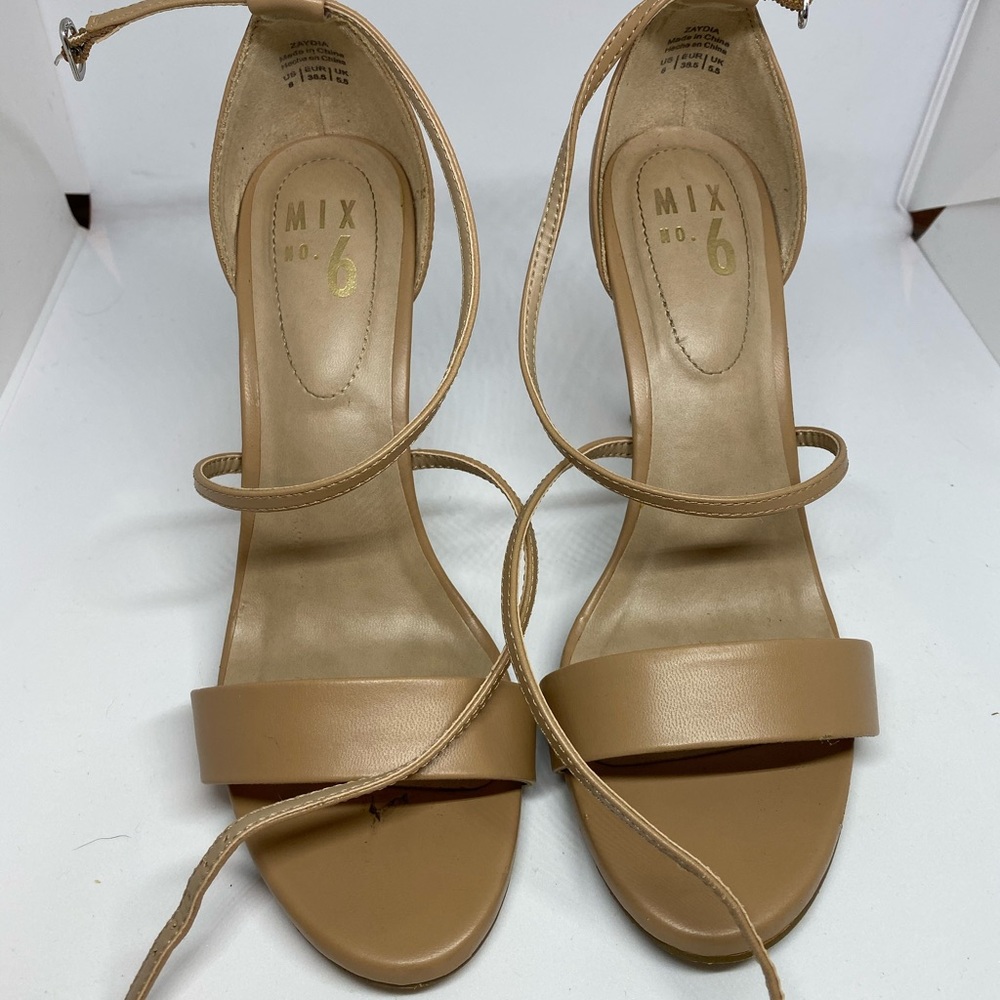 Nude MIX no. 6 heels